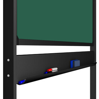 索顿90*120cm磁性双面白板绿板支架式移动办公会议黑板家用儿童教学培训写字板