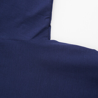 PRADA普拉达 19春夏新款 男士海蓝色棉质弹性滚边设计圆领短袖针织T恤 SJN228S1911S6M F0216 S码