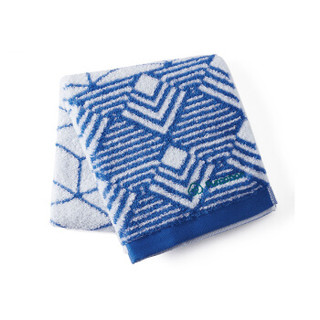 全棉时代(Purcotton) 毛圈方巾34*35cm 蓝色 1条装
