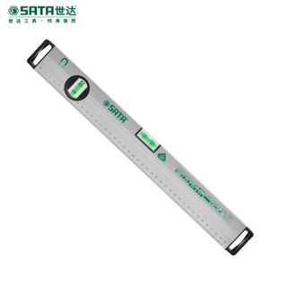 世达（SATA） 带磁水平尺600mm/24寸 手动测量工具 铣底精加工便携式高精度水平尺子带刻度 91613 现货