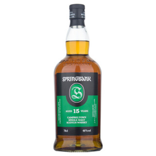 云顶（Springbank）洋酒 15年 苏格兰威士忌 单一麦芽700ml