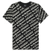 HUF 男士黑色短袖T恤 TS00565-BLACK-M