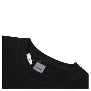 HUF 男士黑色短袖T恤 TS00571-BLACK-L