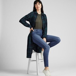 UNIQLO 优衣库 421600 女士牛仔紧身长裤