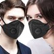 伊藤良品 防雾霾口罩防PM2.5黑色 1只装*5
