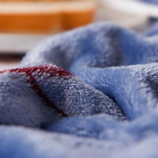 南极人NanJiren 毛毯 法兰绒毯子珊瑚绒午睡毯盖毯盖被空调被 麋鹿 100*140cm