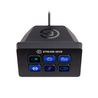 美商海盗船 (USCORSAIR) Elgato Stream Deck Mini 直播控制器 内容创建 6个自定义LCD按键