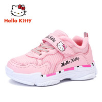 HELLOKITTY童鞋女童运动鞋冬季新款加棉保暖儿童小白鞋棉鞋K8543828加棉粉色32