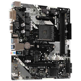 ASRock 华擎 A320M-HDV R4.0 主板+AMD APU系列 A8-9600 CPU