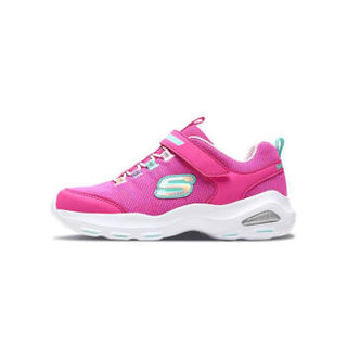 SKECHERS 斯凯奇 D'LITES GIRLS系列 儿童休闲运动鞋 664088L 粉红色/多彩色 33.5