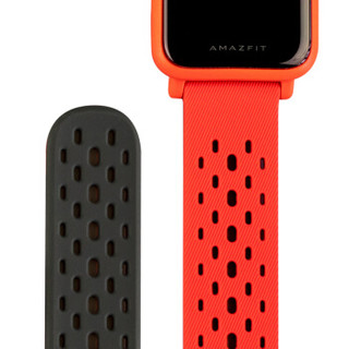Amazfit 多孔运动表带 明红配深黑（适用GTR42mm，GTS，青春版手表，青春版Lite，健康手表）