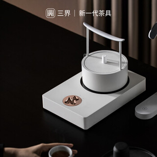 三界茶具 观山电陶炉煮茶套装不锈钢茶壶烧水泡茶煮茶器