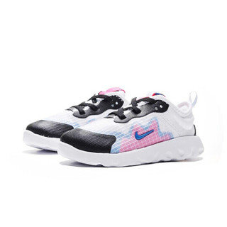 耐克（Nike）儿童鞋 RENEW LUCENT婴童运动鞋 舒适跑步鞋CD6905-101 白色/蓝色/粉色/黑色08C/25码
