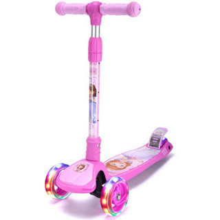 Disney 迪士尼 DCA88118-Y 可折叠带闪光可调档儿童滑板车 粉色