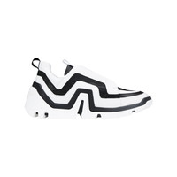 PIERRE HARDY 女士VIBE SNEAKERS黑白条纹运动鞋 黑/白 38
