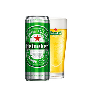 Heineken 喜力 啤酒 330ml*24罐 瘦身罐