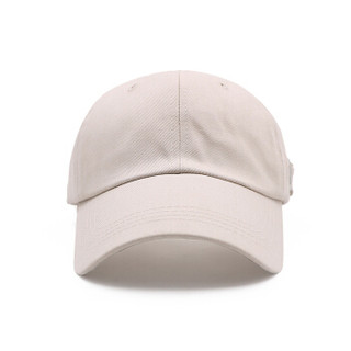 北诺（BETONORAY）帽子男韩版潮时尚棒球帽女休闲简约鸭舌帽街头嘻哈帽 白色