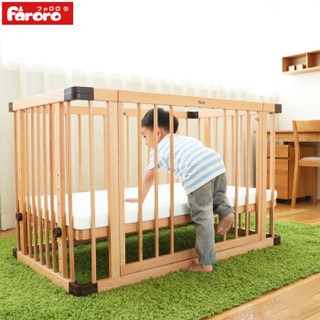 FARORO 婴儿床实木宝宝床多功能拼接大床带滚轮新生儿bb床 第3代