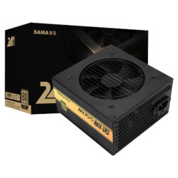 先马（SAMA）金牌550W 额定功率550W 80PLUS金牌认证/主动式PFC