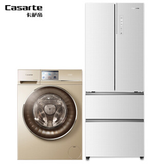 卡萨帝（Casarte）臻智商务套餐 BCD-435WDCCU1 冰箱 + C1 HD90G3U1 洗衣机