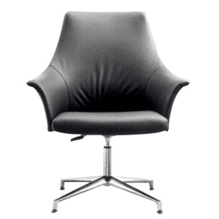 金海马/kinhom 电脑椅 办公椅 牛皮老板椅 人体工学椅子 HZ-6237C灰