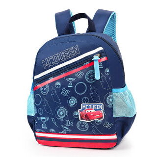 迪士尼（Disney）幼儿园书包儿童双肩背包 3-6岁学前班书包男童汽车宝宝旅行包 DB96183-1E（蓝色）
