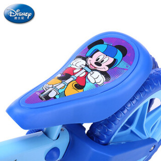 迪士尼（Disney）儿童平衡车滑步车1-3-5岁米奇蓝宝宝学步车无脚踏单车后双轮安全防翻滑板车男女童