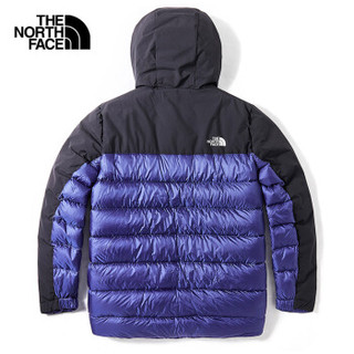 北面 The North Face 2019秋冬新品800蓬保暖男防水北面羽绒服 |3KTD /蓝色 XL