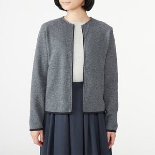 MUJI 无印良品 W8AB231 女式针织抓绒开衫