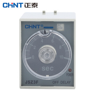 正泰（CHNT）JSZ3A-E-AC220V 通电继电器 时间继电器 定时多种延长时范围可选 DC24 AC220等可选