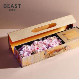 野兽派thebeast告白兔系列枪炮皮纹花盒闪耀你的美生日礼物送女生