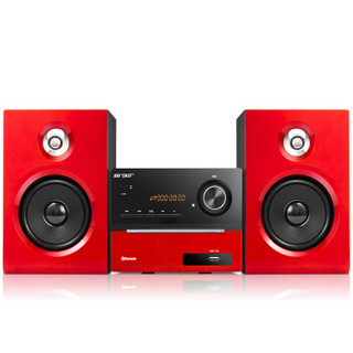 先科 SAST AEP-899 音响 音箱 蓝牙音响 dvd播放机 CD机 迷你组合音响套装 电视音响 电脑音响 vcd影碟机 红色