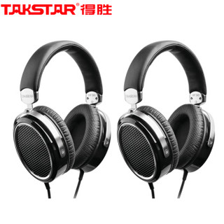 得胜（TAKSTAR）HF 580 （2副）平板振膜发烧 HiFi 高保真音质 K歌录音头戴式耳机