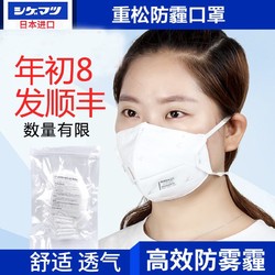 SHIGEMATSU 重松口罩N95DD02V日本进口防粉尘雾霾PM2.5