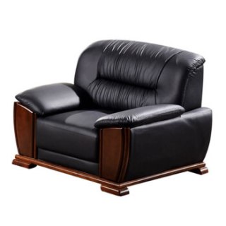 世木杰西皮办公沙发s002单人沙发会客沙发商务沙发接待沙发