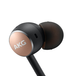 AKG Y100 WIRELESS 颈挂式无线蓝牙耳机 入耳式运动 手机游戏磁吸环境感知音乐耳机 玫瑰金