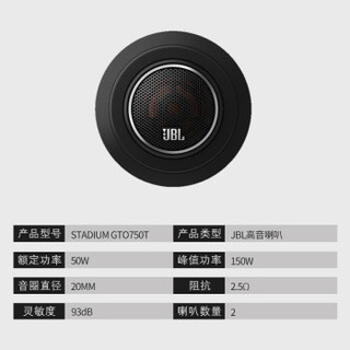 JBL 杰宝 汽车音响改装中置音响 适用于宝马新5系3系2系4系7系X1X3X4X5X6