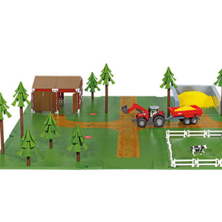 siku仕高德国品牌合金汽车模型玩具仿真拖拉机收割机工程车情景玩具-农场SKUC5601