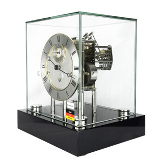 赫姆勒(Hermle)德国原装8天动力独立秒针镀铬面机械座钟台钟22801