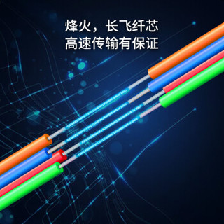 博扬（BOYANG）BY-GYTS-8B1 铠装8芯单模室外光缆 GYTS层绞式室外架空/管道网线光纤线 100米 可定制长度