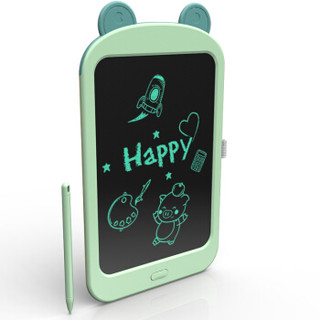 乐亲（LECHIN）儿童玩具早教无尘写字板涂鸦绘画工具液晶手写板画板单色10.5寸绿色青蛙