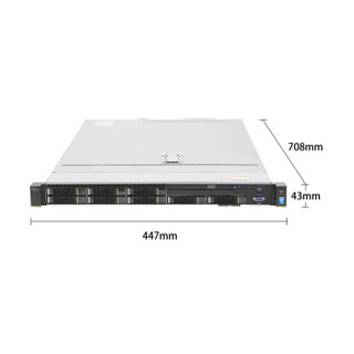 华为HUAWEI 机架式服务器1288HV5 1U8盘 4110*2CPU 16G*2 600G*3SAS 550W双电 RAID0,1,5,6,10-1G 质保三年