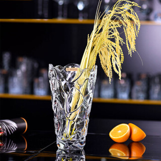 娜赫曼Nachtmann花瓣系列德国进口欧式客厅摆件插花水晶玻璃透明大号花瓶高28cm