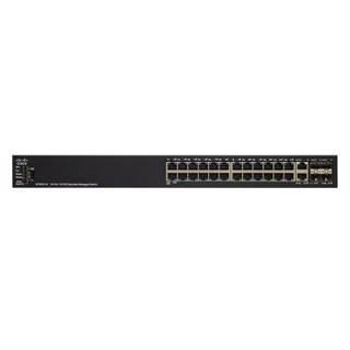 思科 (CISCO） SF550X-24MP-K9-CN 24口百兆堆叠开关+POE交换机