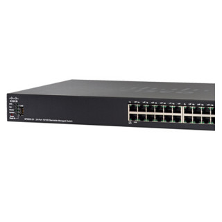 思科 (CISCO） SF550X-24MP-K9-CN 24口百兆堆叠开关+POE交换机