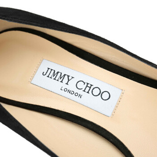 JIMMY CHOO 周仰杰 女士ROMY 60系列黑色牛皮高跟鞋 ROMY 60 SUE 247 BLACK 9/39