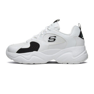 斯凯奇 SKECHERS 男子 D'LITES 系列时尚绑带运动鞋 运动 休闲鞋 999228/WBK 42码 US9码