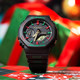 有券的上：CASIO 卡西欧 G-SHOCK 冬日圣诞系列 GA-2100TH-1A 运动手表