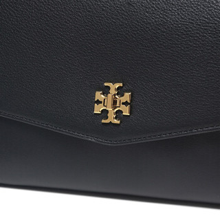 TORY BURCH 托里·伯奇 奢侈品 TB女包 KIRA系列黑色皮革手提单肩斜挎包 56382 001