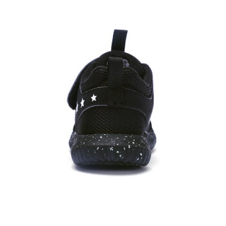 史努比（SNOOPY）童鞋男童运动鞋 冬款儿童运动鞋加棉保暖小童跑步鞋 S8142835加棉黑色24